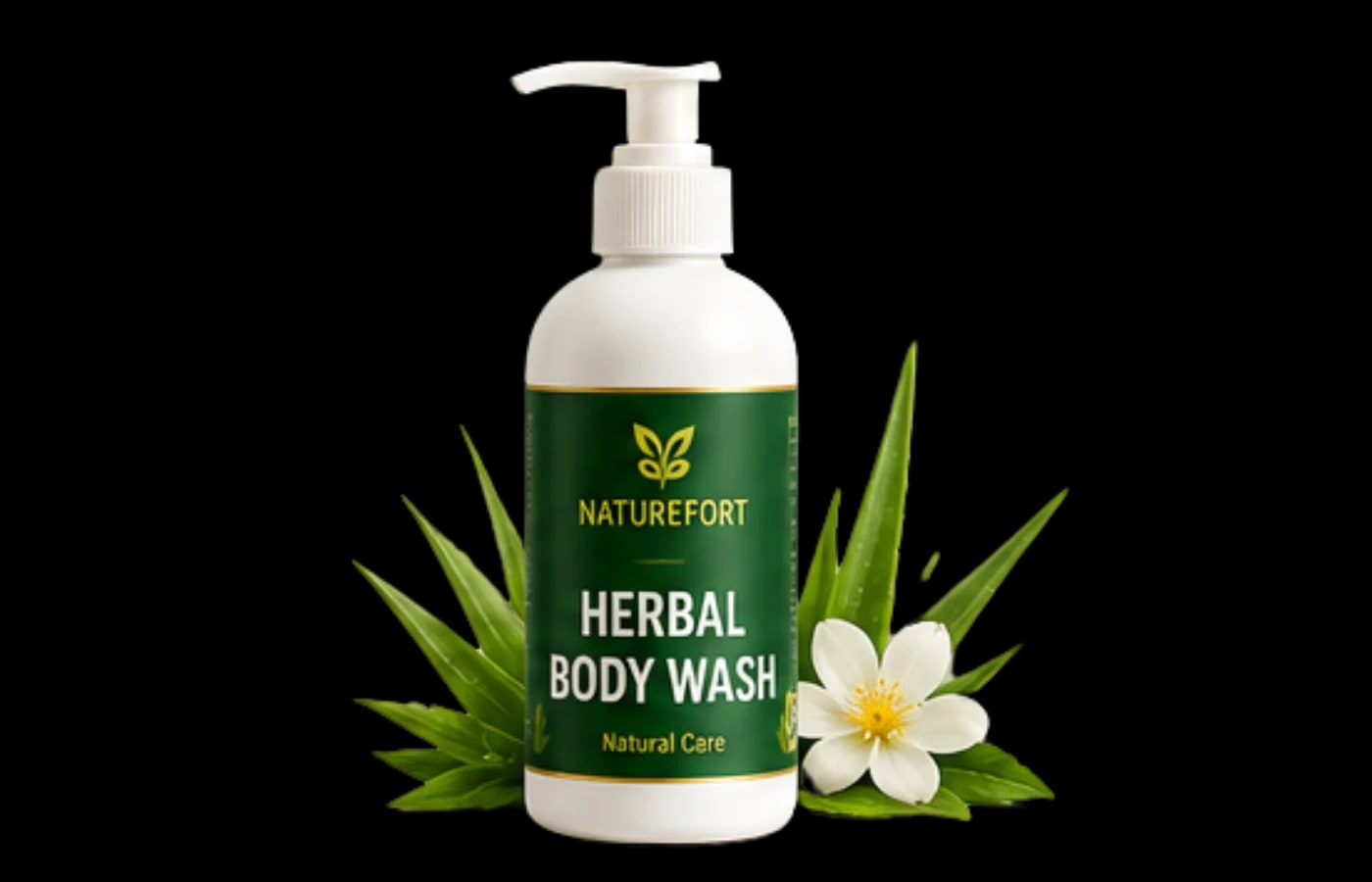 Herbal Body Wash product packaging